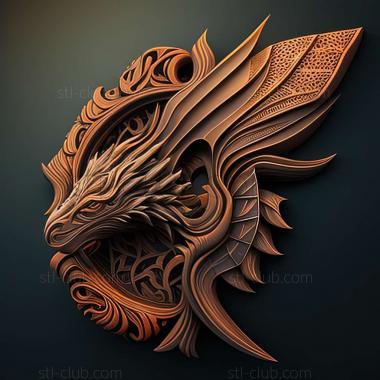 3D model tattoo (STL)